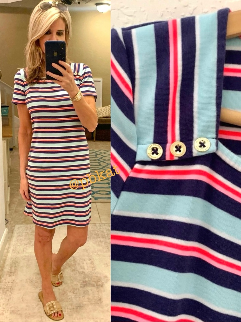 Lilly Pulitzer Beaty Nautical Stripe Minidress View 2